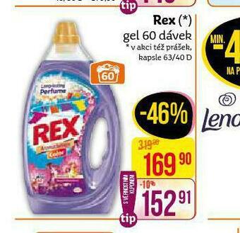 Teta Rex prací gel nabídka