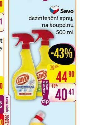 Teta Savo dezinfekční sprej na koupelnu nabídka