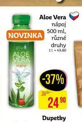 Teta Aloe vera nápoj nabídka