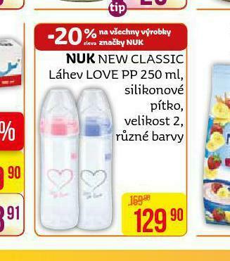 Teta Nuk láhev nabídka