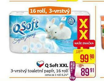 Teta Q soft xxl toaletní papír nabídka