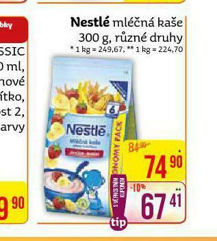 Teta Nestlé mléčná kaše nabídka
