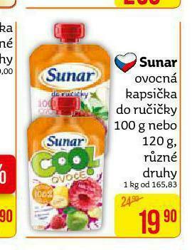 Teta Sunar ovocná kapsička nabídka