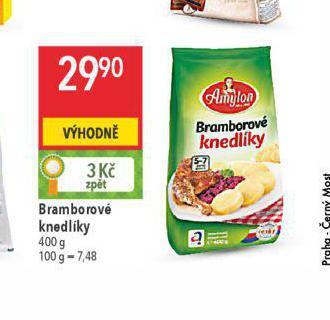 Globus Bramborové knedlíky nabídka