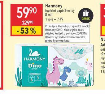 Globus Harmony toaletní papír nabídka