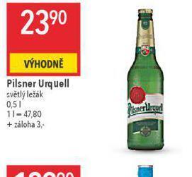 Globus Pivo pilsner urquell nabídka