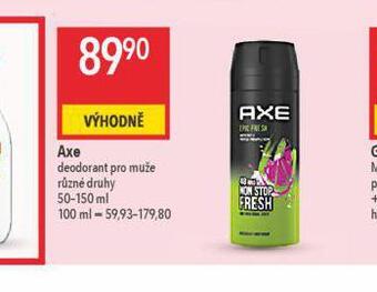 Globus Axe deodorant nabídka