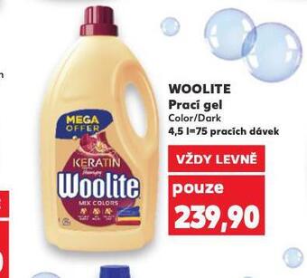 Kaufland Woolite prací gel nabídka