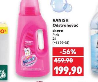Kaufland Vanish odstraňovač skvrn nabídka