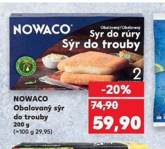 Kaufland Nowaco obalovaný sýr do trouby nabídka