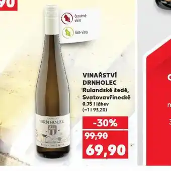 Kaufland Vinařství drnholec svatovavřinecké nabídka