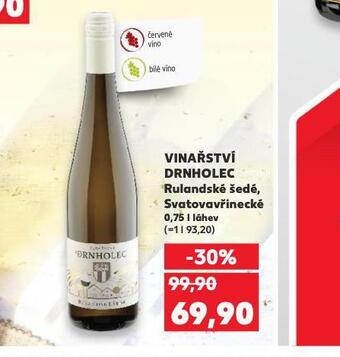 Kaufland Vinařství drnholec rulandské šedé nabídka
