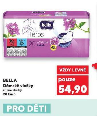 Kaufland Bella dámské vložky nabídka