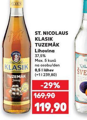 Kaufland St. nicolaus klasik tuzemák nabídka