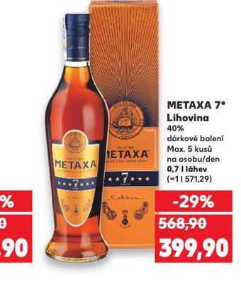 Kaufland Metaxa 7* nabídka