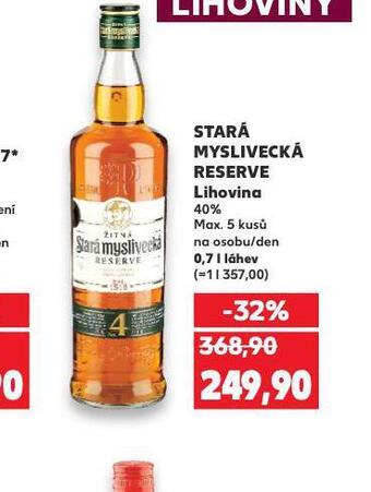Kaufland Stará myslivecká reserve nabídka