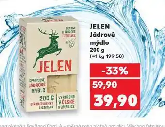 Kaufland Jelen jádrové mýdlo nabídka