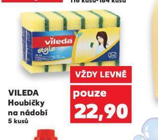 Kaufland Vileda houbičky na nádobí nabídka