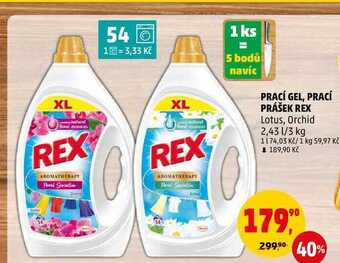Penny Market Prací gel rex, 2,43 l nabídka