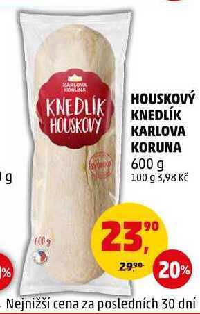 Penny Market Houskový knedlík karlova koruna, 600 g nabídka