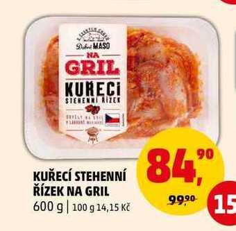 Penny Market Kuřecí stehenní řízek na gril, 600 g nabídka