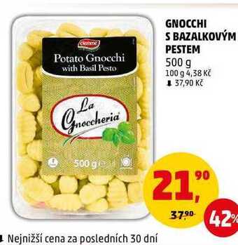 Penny Market Gnocchi s bazalkovým pestem, 500 g nabídka