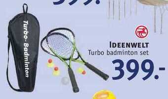 Rossmann Ideenwelt turbo badminton set nabídka