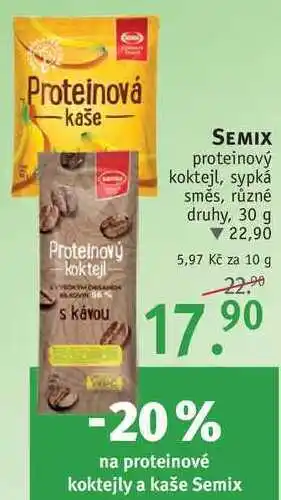 Semix proteinový koktejl, 30 g