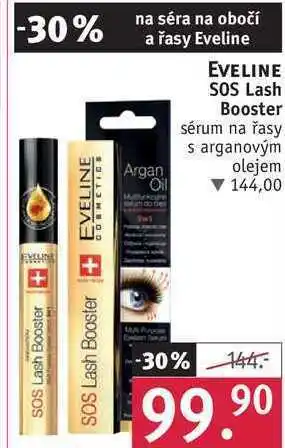 Rossmann Eveline sos lash booster na séra na obočí a řasy nabídka