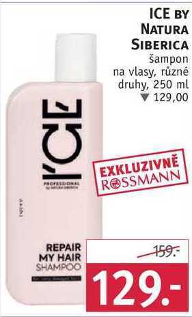 Rossmann Ice by natura siberica šampon na vlasy, 250 ml nabídka
