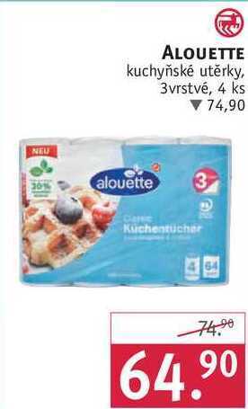 Rossmann Alouette kuchyňské utěrky, 4 ks nabídka