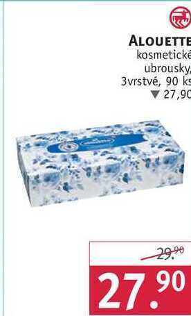 Rossmann Alouette kosmeticke ubrousky, 90 ks nabídka
