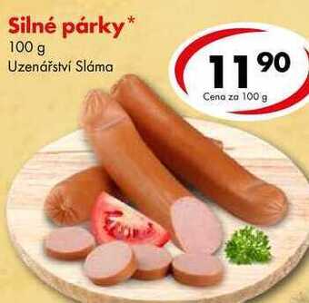 CBA Silné párky, 100 g nabídka