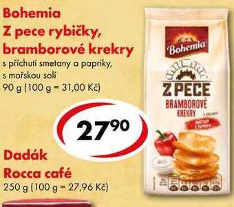 CBA Bohemia z pece rybičky, bramborové krekry, 90 g nabídka