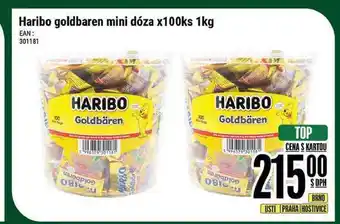 Tamda Foods Haribo goldbaren mini dóza x100ks 1kg nabídka