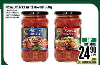 Tamda Foods Nova omáčka na těstoviny 360 g nabídka