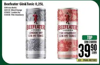 Tamda Foods Beefeater gin&tonic 0,25 l nabídka
