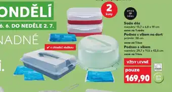Kaufland Podnos víkem na dort nabídka
