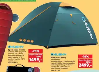 Kaufland Husky stan pro 3 osoby nabídka