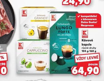 Kaufland Kávové kapsle nabídka