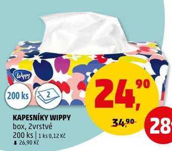 Penny Market Kapesníky wippy, 200 ks nabídka