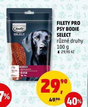 Penny Market Filety pro psy bodie select, 100 g nabídka