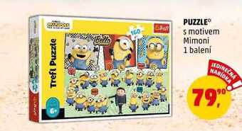 Penny Market Puzzle s motivem mimoni, 1 balení nabídka