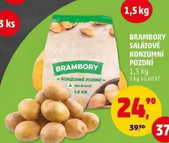 Penny Market Brambory salátové konzumní pozdní, 1,5 kg nabídka