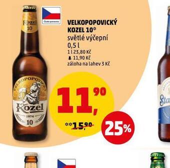 Penny Market Pivo velkopopovický kozel 10 nabídka