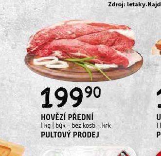 Terno Hovězí přední nabídka