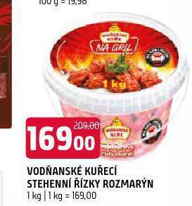 Terno Vodňanské kuřecí stehenní řízky rozmarýn nabídka
