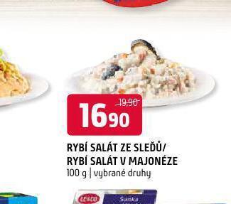 Terno Rybí salát v majonéze nabídka