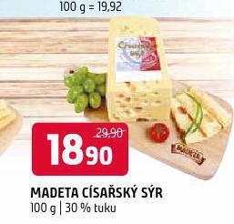 Terno Madeta císařský sýr nabídka