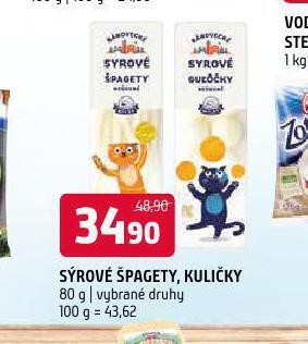 Terno Sýrové špagety nabídka